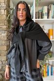 Nora Knit Shawl Black